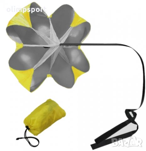 Тренировъчен парашут нов създава допълнително съпротивление на бягащия. Продуктът е подходящ за пост, снимка 2 - Футбол - 31083382