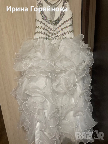 Празнична рокля за момиче на 9.10г, снимка 2 - Детски рокли и поли - 52510771