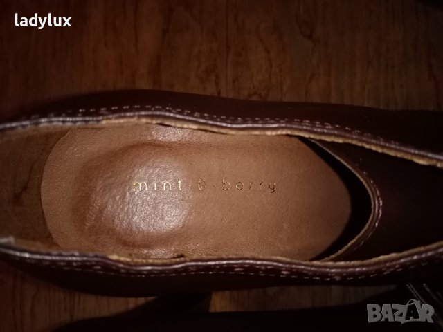 Mint & Berry, Естествена Кожа, Нови, 40-ти номер. Код 2028, снимка 7 - Дамски обувки на ток - 42867266