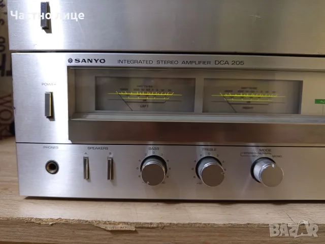 Сет от Усилвател и Тунер"SANYO" DCA205/FMT205L, снимка 3 - Ресийвъри, усилватели, смесителни пултове - 56004857