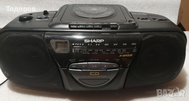 Sharp QT-CD50H стерео радиокасетофон със CD плейър , снимка 11 - Радиокасетофони, транзистори - 54289802