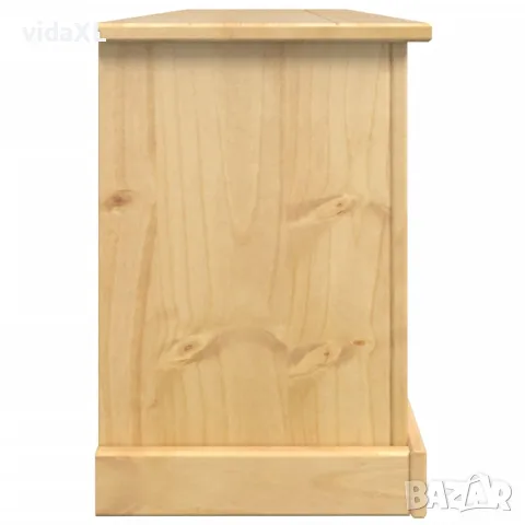 vidaXL Шкаф за обувки "Corona" 99x32x47 см бор масив, снимка 6 - Шкафове - 56147439