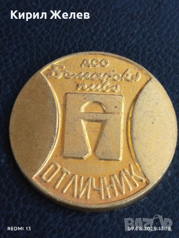 Плакет ДСО БЪЛГАРСКО ПИВО ОТЛИЧНИК за КОЛЕКЦИЯ ДЕКОРАЦИЯ 31287, снимка 2 - Антикварни и старинни предмети - 51309832