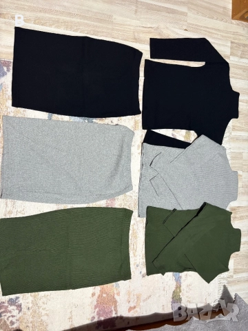 Три комплекта блуза + пола XS 