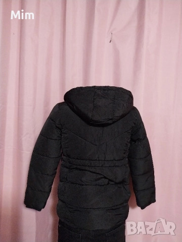 PRIMARK 8-9/135 Детска зимна шуба за момиче в черно , снимка 7 - Детски якета и елеци - 52494954