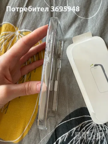 Оригинален кейс iPhone 16 Pro с MagSafe (прозрачен), снимка 4 - Калъфи, кейсове - 49973295