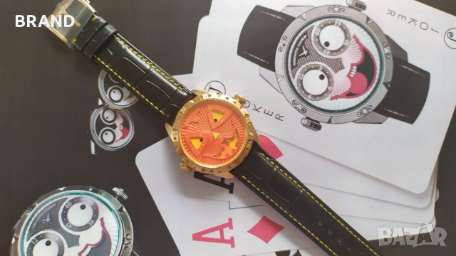 Уникален часовник Konstantin Chaykin HALLOWEEN 42mm механичен клас 6А+, снимка 8 - Мъжки - 29832079