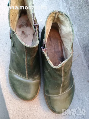 Арт боти естествена кожа 40 номер, снимка 4 - Дамски боти - 47916442