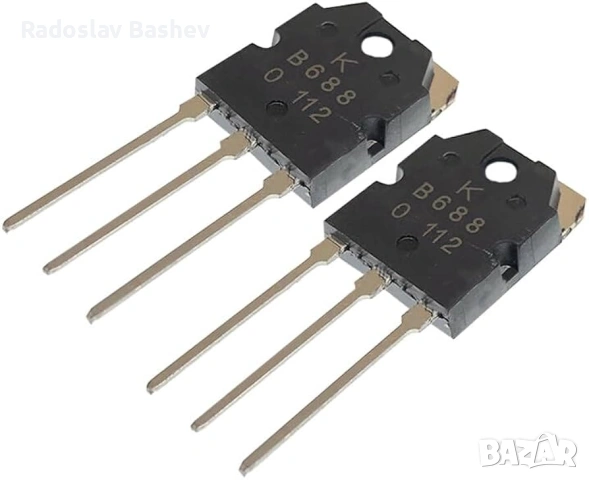 Transistor 2SB688  PNP 120V 8A 80W 10MHz , снимка 2 - Части и Платки - 53900964
