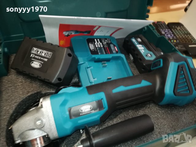 ЪГЛОШЛАЙФ-НОВ 2 БАЕРИИ И ЗАРЯДНО 2710231848, снимка 6 - Винтоверти - 42747047