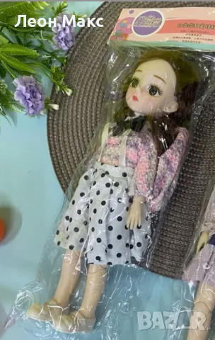 Кукла със стъклени очи и подвижни части на тялото , снимка 4 - Кукли - 48421251