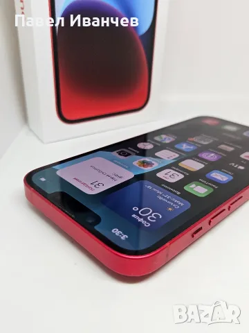 iPhone 14 Red 128GB 76% Кутия+Документи +2бр.кейсове, снимка 4 - Apple iPhone - 55886541