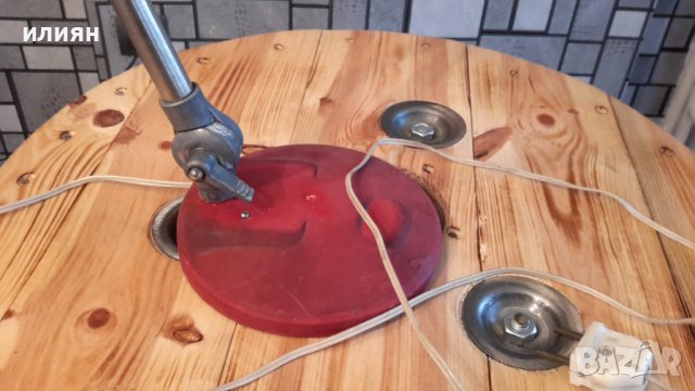 Метална Руска настолна лампа има лека забележка , снимка 5 - Настолни лампи - 37099454