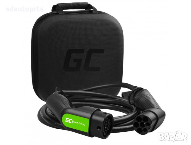 22kW 32A 5m Тип 2 Кабел за Зареждане на EV Електромобил Tesla i3 iX ID EV6 E-Tron IONIQ 5 EQC ZOE