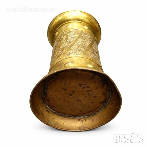 Антична месингова поставка за чадъри, снимка 6 - Антикварни и старинни предмети - 53913565