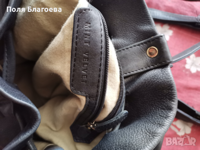 Раница естествена кожа, снимка 3 - Чанти - 36535048