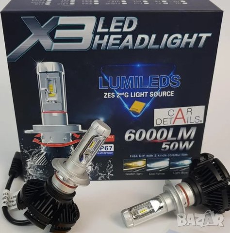 LED крушки за фарове, снимка 3 - Друга електроника - 44488850