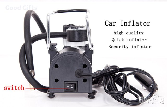 Преносим Въздушен компресор 965 KPA, снимка 5 - Аксесоари и консумативи - 42314165