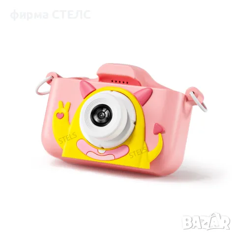  Детски фотоапарат STELS Z200, Селфи камера, Full HD видео, Игри, снимка 3 - Образователни игри - 49827080