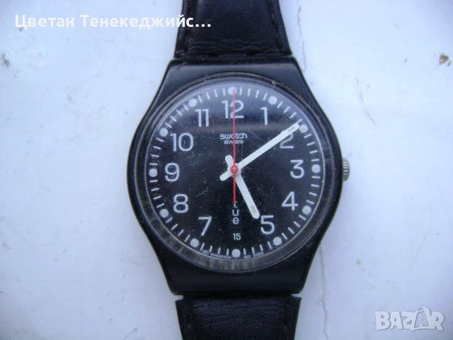 Продавам 5 броя кварцови часовника Guess,C.Comberti,Swatch,Master Anker, снимка 8 - Мъжки - 51031312