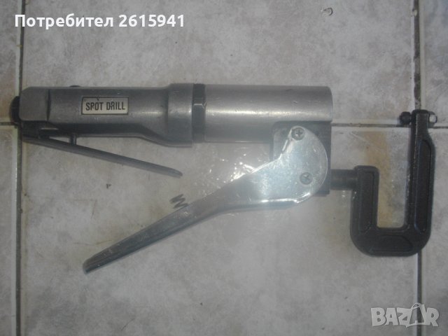 Пневматична Бормашина За Сваляне На Точкова Заварка-Немска-Професионална-BERGEN-За Свредла 47мм, снимка 6 - Бормашини - 42445240