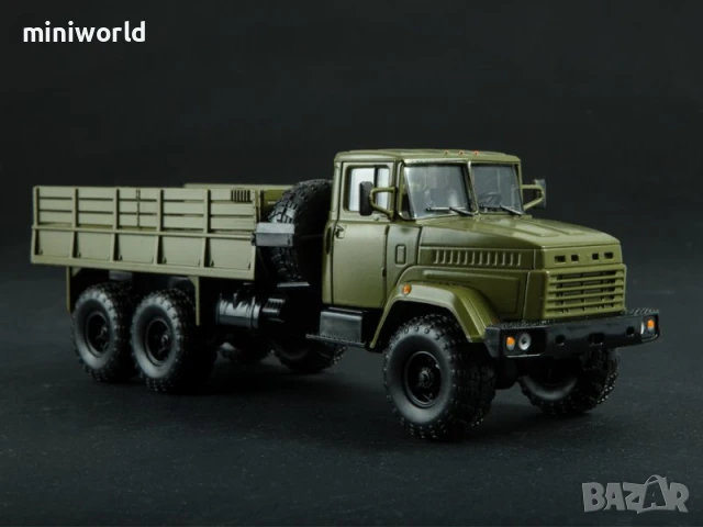 КРАЗ 6322 бордови с тента 1989 - мащаб 1:43 на Наши Грузовики моделът е нов в кутия, снимка 7 - Колекции - 50547331