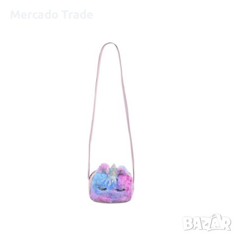 Детска чанта Mercado Trade, За момичета, Еднорог, Лилав, снимка 2 - Раници - 42180761