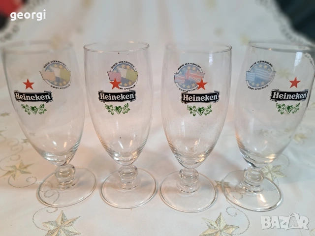 колекция чаши и халби за бира Heineken 32/5, снимка 12 - Чаши - 53219254