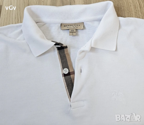Мъжка тениска Burberry polo - M , снимка 3 - Тениски - 54165011
