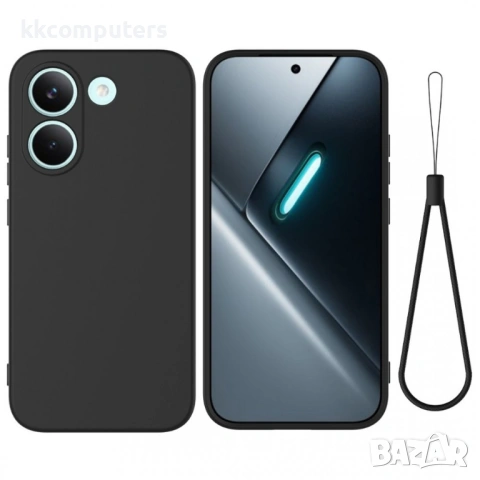 Силиконов Калъф за Xiaomi Poco X8 Pro 5G / Redmi Turbo 5 5G - С ремък, Мека TPU, 4 цвята