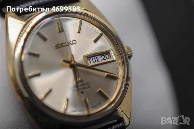 Мъжки японски автоматичен часовник - Seiko Lord Matic - 5606 - 7000, снимка 5 - Мъжки - 52974782