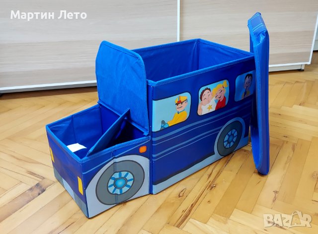  Кутия за играчки - автобус, снимка 6 - Мебели за детската стая - 42126342