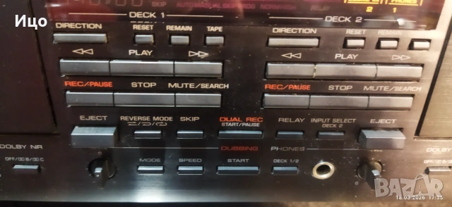 Jamaha KX-W952 двоен касетен дек Japan, снимка 4 - Декове - 53891910