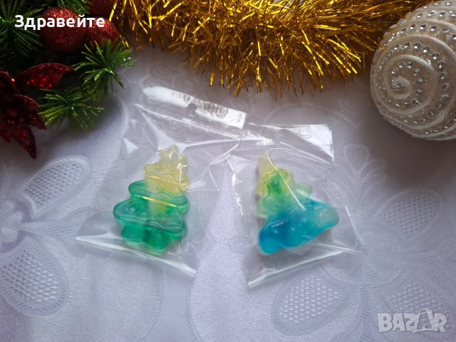 Глицеринови натурални сапунчета с аромат на ябълка, канела и джинджифилови бисквитки , снимка 3 - Други - 52716690