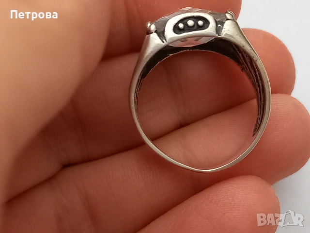 Четири броя мъжки сребърни пръстена, снимка 5 - Пръстени - 53887904