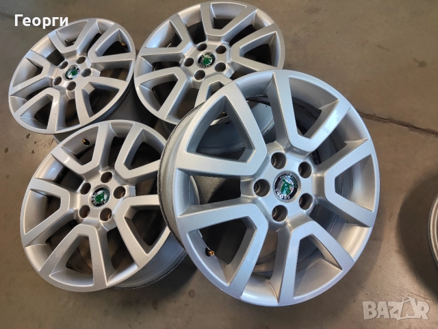 4бр.алуминиева джанта 17цола за Skoda 5x112, снимка 2 - Гуми и джанти - 52986302