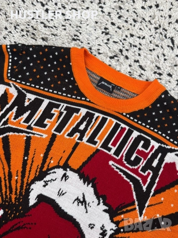 Мъжки пуловер METALLICA. Размер М, снимка 2 - Пуловери - 52674494