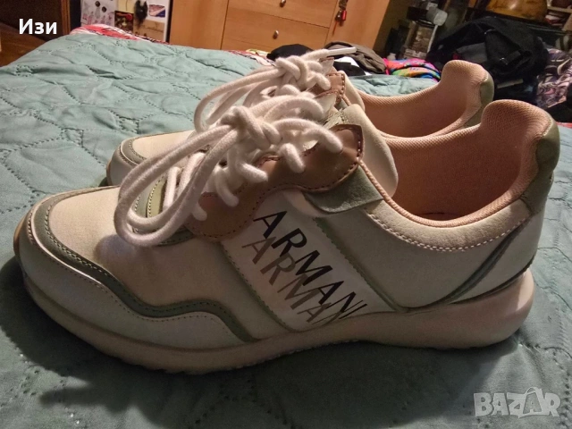 Дамски маратонки Armani Exchange, снимка 9 - Маратонки - 54360296