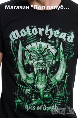Нова мъжка тениска с дигитален печат на музикалната група Motörhead - Kiss Of Death, снимка 2 - Тениски - 29410751
