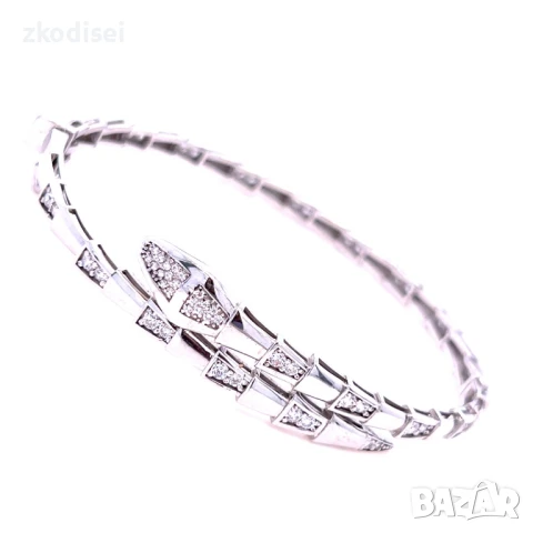 Златна дамска гривна BVLGARI 10,99гр. 14кр. проба:585 модел:32269-6, снимка 3 - Гривни - 50938592