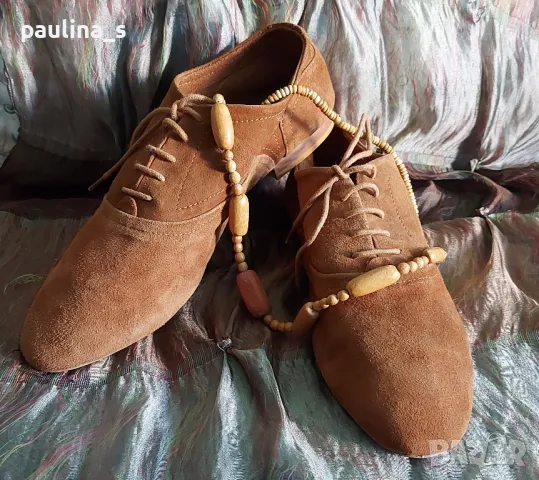 Естествен велур / модел Оксфорд "Akira" / голям размер , снимка 9 - Дамски ежедневни обувки - 47265209