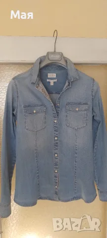 Дамска дънкова риза Esprit, снимка 7 - Ризи - 56348049