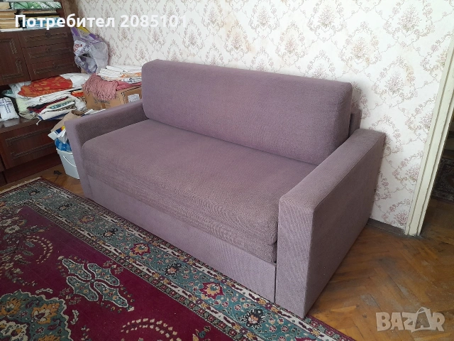 Разтегателен диван и фотьойл, снимка 2 - Дивани и мека мебел - 52920623