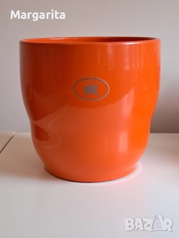 Керамична кашпа SK, снимка 3 - Саксии и кашпи - 52173123