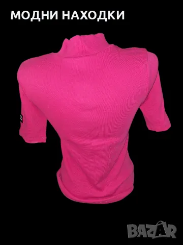 Рипсена Блуза Цикламен цвят, снимка 2 - Тениски - 49797546