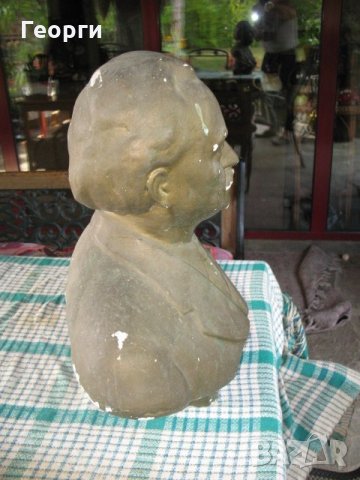 Бюст на другаря Георги Димитров-вожд и учител на българския народ. Спомен за социализЪма!, снимка 4 - Антикварни и старинни предмети - 31104512