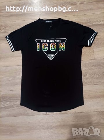 Мъжка тениска код 908 - черна