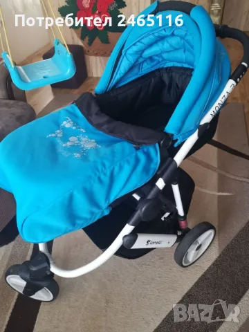Бебешка детска количка , снимка 4 - Детски колички - 50079124