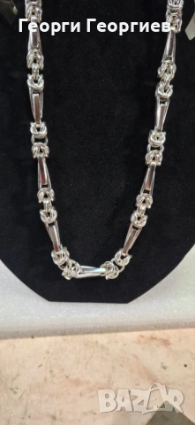 Сребърен ланец 925, снимка 3 - Колиета, медальони, синджири - 54125041