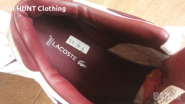 LACOSTE SNEAKERS COURT SLAM 319 SFA WHITE Размер EUR 40 / UK 6,5 естествена кожа 54-14-S, снимка 17 - Ежедневни обувки - 52640300